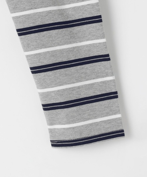 3.3 Field Trip （3.3フィールドトリップ）の「3.3 Field Trip／オフショルボーダーロングスリーブ（Tシャツ/カットソー・レディース・グレー/レッド・FREE）」の12枚目の写真