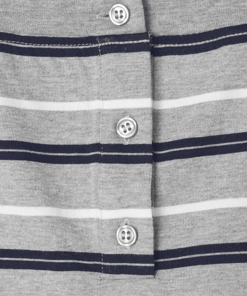 3.3 Field Trip （3.3フィールドトリップ）の「3.3 Field Trip／オフショルボーダーロングスリーブ（Tシャツ/カットソー・レディース・グレー/レッド・FREE）」の14枚目の写真