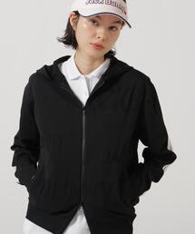 Jack Bunny!!（ジャックバニー）の「【Jack Bunny!!】イージーケアPEロゴカノコフルジップニットフーディブルゾン（ブルゾン）」