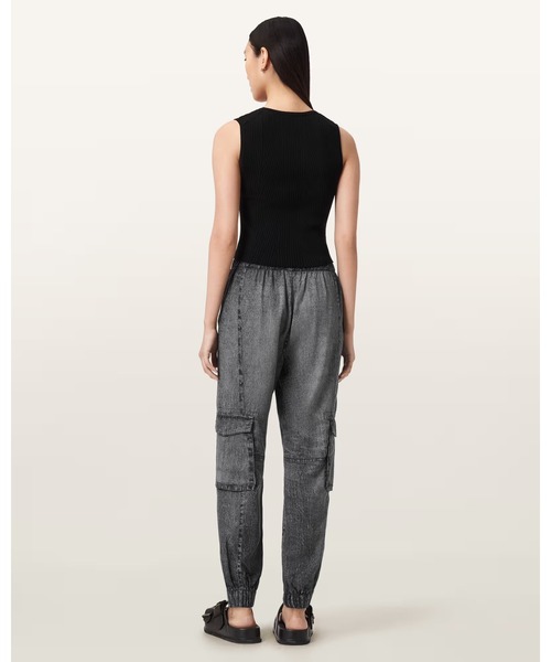 ALLSAINTS(オールセインツ)の「SELMA ILLUSION TROUSERS | SELMA イリュージョン トラウザー(その他パンツ・レディース・ブラック系その他・8/4/6/10)」の9枚目の写真