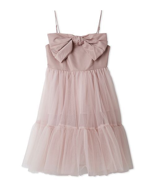 LILY BROWN(リリーブラウン)の「フロントリボンチュールミニドレス(ドレス・レディース・ブラック/ピンク/ネイビー・0/1)」の13枚目の写真