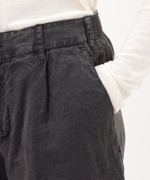 JAMES PERSE（ジェームスパース）の「リネンショートパンツ WKOH4321（その他パンツ・レディース・ブラック系その他・1）」の3枚目の写真