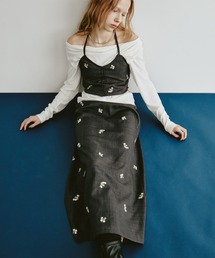 Aunt Marie's | フラワー刺繍ナロースカート(スカート)