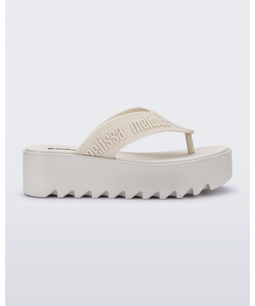 melissa(メリッサ)の「MELISSA M LOVER THONG PLATFORM AD(サンダル・レディース・ベージュ/ブラック・37/38/35-36/39)」の7枚目の写真
