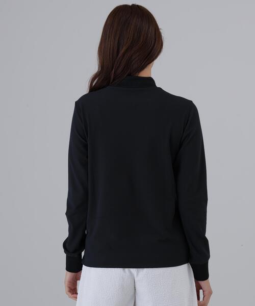 St ANDREWS(セントアンドリュース)の「【St ANDREWS】ドビーストレッチ長袖ハイネック(Tシャツ/カットソー・レディース・ブラック/ホワイト・L/S/M)」の7枚目の写真
