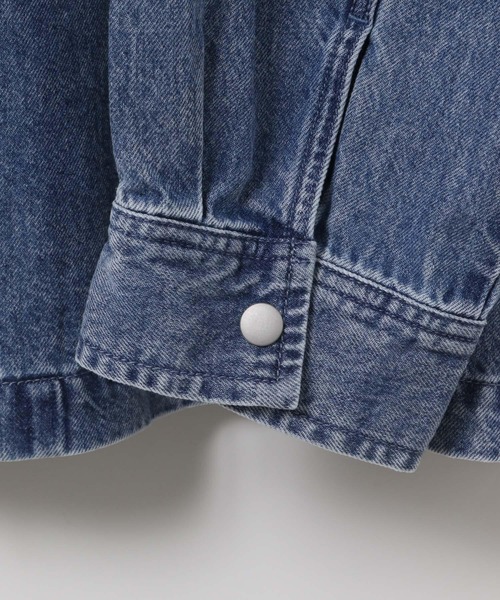 LEPSIM（レプシィム）の「ノーカラーデニムシャツ　629900（シャツ/ブラウス・レディース・ブルー/ライトブルー・FREE）」の17枚目の写真