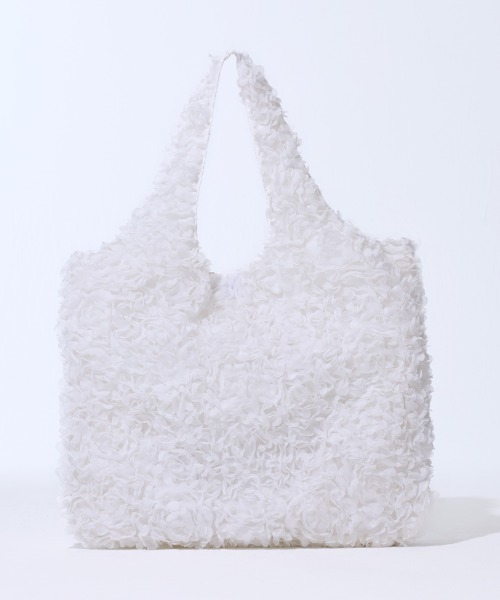 HELOYSE（エロイーズ）の「BOUQUET TOTE（トートバッグ・レディース・ホワイト/ブラック・FREE）」の3枚目の写真