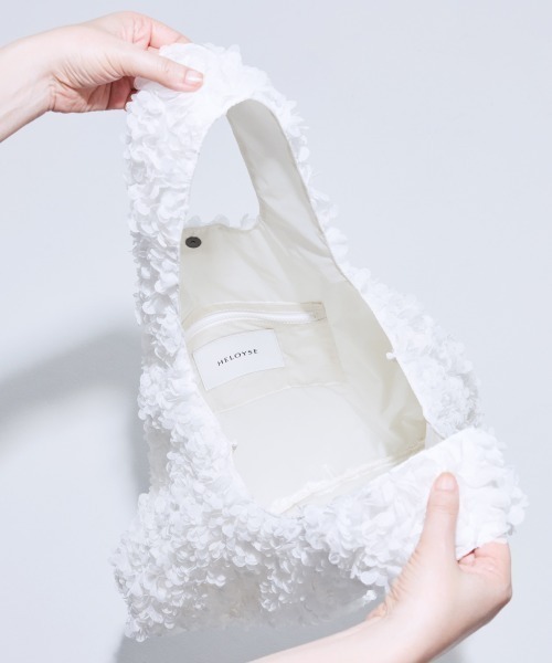 HELOYSE（エロイーズ）の「BOUQUET TOTE（トートバッグ・レディース・ホワイト/ブラック・FREE）」の9枚目の写真