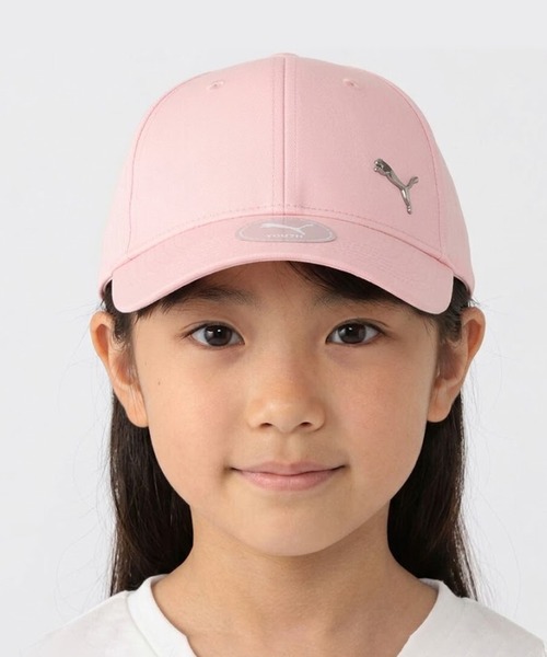 PUMA（プーマ）の「PUMA/プーマ　ESS メタル プーマ キャット BB キャップ JR（キャップ・キッズ・ネイビー/ピンク/ライトブルー/ブラック・ONE SIZE）」の4枚目の写真