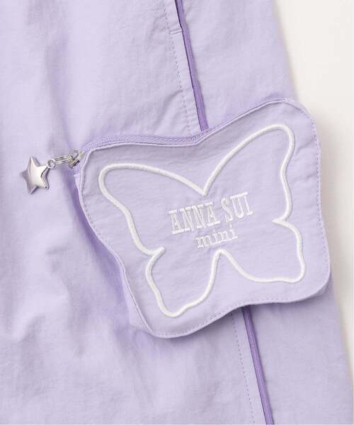 ANNA SUI mini(アナスイ・ミニ)の「蝶ポケットシャカパン【撥水加工・UVカット】(その他パンツ・キッズ・ラベンダー/ブラック・150cm/130cm/160cm/120cm/140cm)」の14枚目の写真