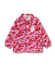A BATHING APE（アベイシングエイプ）の「ABC CAMO COLLEGE COACH JACKET（ミリタリージャケット）」