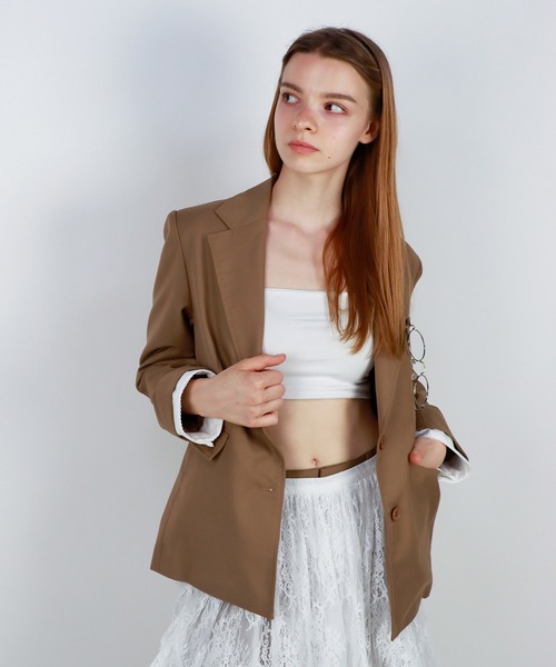 mieya mieya（ミーヤミーヤ）の「【mieya mieya】FLUFFY LAYER LACE SK/フラッフィーレイヤーレーススカート（スカート・レディース・ホワイト・FREE）」の15枚目の写真