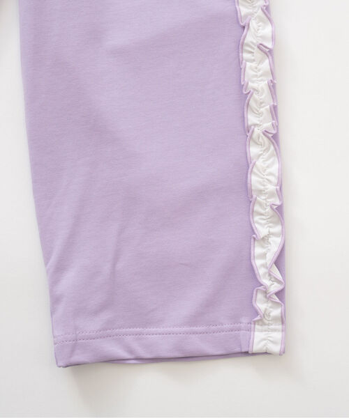 and D. petit main（アンドディープティマイン）の「サイドガラフリルスウェットパンツ（その他パンツ・キッズ・トップグレー/ネイビー/ラベンダー・110cm/130cm/120cm/90cm/140cm/100cm）」の15枚目の写真