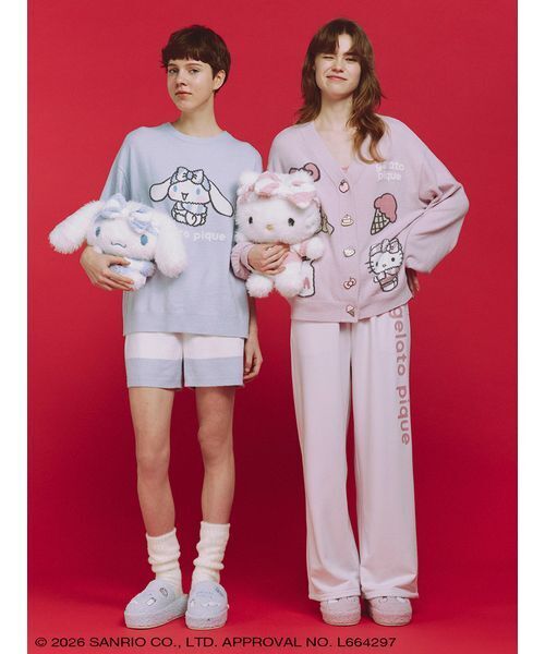 【gelato pique】【LADIES】スムーズィ―セットアップ（ルームウェア/パジャマ）｜sanrio house（サンリオハウス）