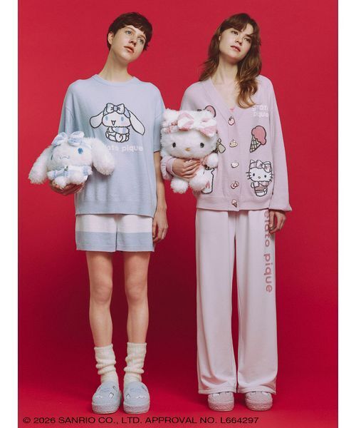 【gelato pique】【LADIES】スムーズィ―セットアップ（ルームウェア/パジャマ）｜sanrio house（サンリオハウス）