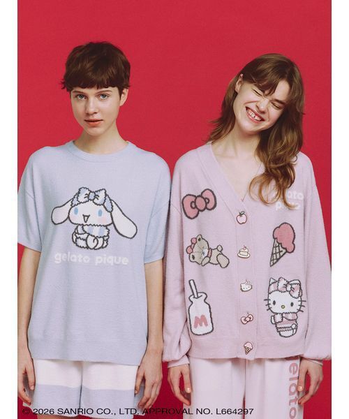 【gelato pique】【LADIES】スムーズィ―セットアップ（ルームウェア/パジャマ）｜sanrio house（サンリオハウス）