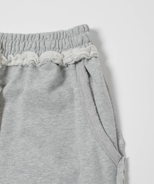 Elanque(エランク)の「damage sweat pants / ダメージスウェットパンツ(スウェットパンツ・メンズ・ブラック/グレー/パープル・MEDIUM/LARGE)」の14枚目の写真