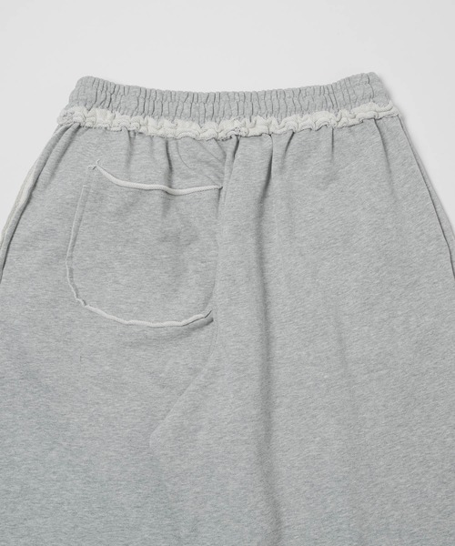 Elanque(エランク)の「damage sweat pants / ダメージスウェットパンツ(スウェットパンツ・メンズ・ブラック/グレー/パープル・MEDIUM/LARGE)」の15枚目の写真