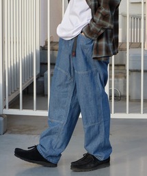 Gramicci/グラミチ JAPANESE CHAMBRAY DOUBLE KNEE ジーパン ジーンズ ストレートパンツ バギーパンツ 秋 秋服 2026年秋冬