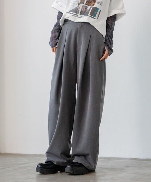 PBLIM（ページボーイリム）の「《UNISEX》グルカスラックス（スラックス・レディース・グレー/ブラック系その他・MEDIUM/LARGE）」の2枚目の写真