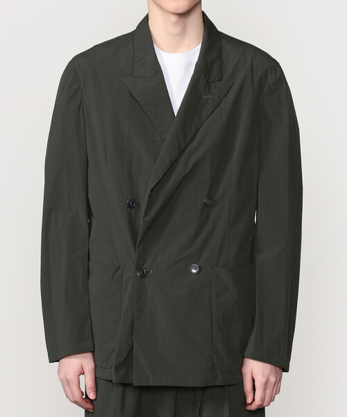 mando（マンド）の「mando | 〈別注〉 製品染め ナイロンジャケット MEN（テーラードジャケット・メンズ・グレー・3/2）」の11枚目の写真