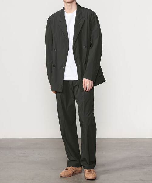 mando（マンド）の「mando | 〈別注〉 製品染め ナイロンジャケット MEN（テーラードジャケット・メンズ・グレー・3/2）」の15枚目の写真