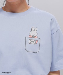 Honeys（ハニーズ）の「【ＵＶカット】ミッフィー／ゆるＴシャツ（Tシャツ/カットソー）」