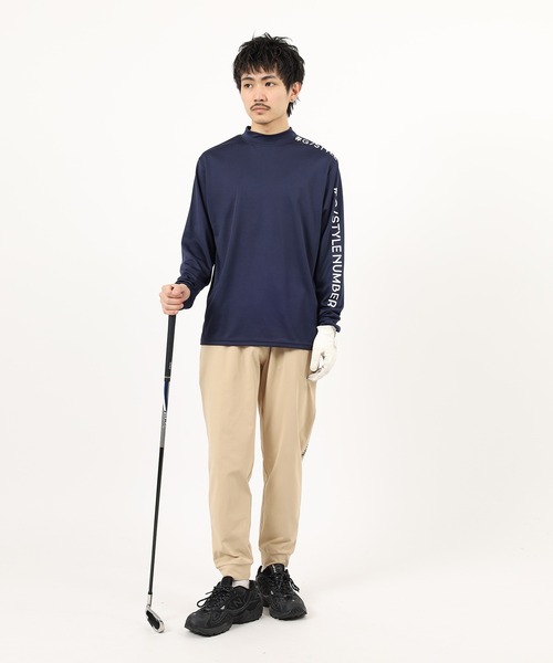 FUNALIVE(ファンアライブ)の「ドライ モックネック ロゴ 長袖 Tシャツ(Tシャツ/カットソー・メンズ・ライトグリーン系/ネイビー系/ホワイト系1/ホワイト系/ブラック系/ネイビー系1/ライトグリーン系1/ブラック系1・LL/L/M)」の10枚目の写真