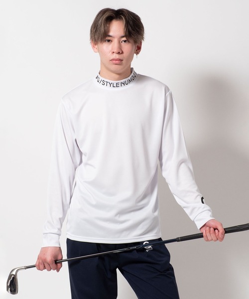 FUNALIVE(ファンアライブ)の「ドライ モックネック ロゴ 長袖 Tシャツ(Tシャツ/カットソー・メンズ・ライトグリーン系/ネイビー系/ホワイト系1/ホワイト系/ブラック系/ネイビー系1/ライトグリーン系1/ブラック系1・LL/L/M)」の20枚目の写真