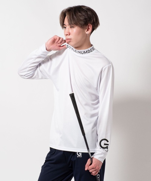 FUNALIVE(ファンアライブ)の「ドライ モックネック ロゴ 長袖 Tシャツ(Tシャツ/カットソー・メンズ・ライトグリーン系/ネイビー系/ホワイト系1/ホワイト系/ブラック系/ネイビー系1/ライトグリーン系1/ブラック系1・LL/L/M)」の21枚目の写真