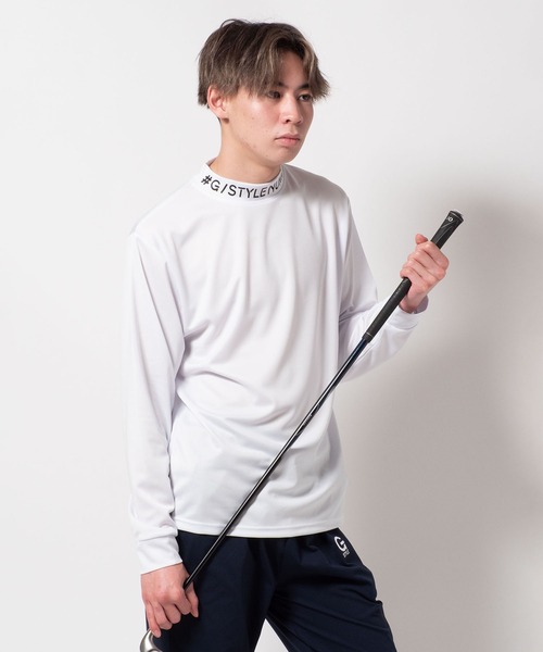 FUNALIVE(ファンアライブ)の「ドライ モックネック ロゴ 長袖 Tシャツ(Tシャツ/カットソー・メンズ・ライトグリーン系/ネイビー系/ホワイト系1/ホワイト系/ブラック系/ネイビー系1/ライトグリーン系1/ブラック系1・LL/L/M)」の22枚目の写真