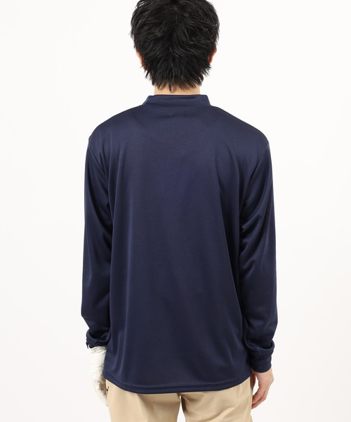 FUNALIVE(ファンアライブ)の「ドライ モックネック ロゴ 長袖 Tシャツ(Tシャツ/カットソー・メンズ・ライトグリーン系/ネイビー系/ホワイト系1/ホワイト系/ブラック系/ネイビー系1/ライトグリーン系1/ブラック系1・LL/L/M)」の14枚目の写真