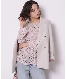 スエードブルゾン（その他アウター）｜Arpege story（アルページュ