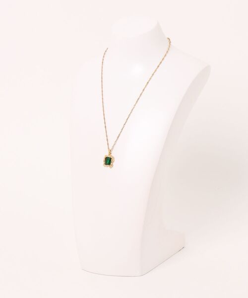 mysty woman（ミスティウーマン）の「【Petit Moments】Elica Necklace 574783（ネックレス・レディース・グリーン・FREE）」の3枚目の写真