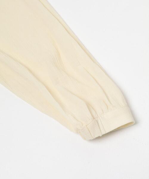 URBAN RESEARCH Sonny Label(アーバンリサーチサニーレーベル)の「フロントリボン楊柳ブラウス(シャツ/ブラウス・レディース・アイボリー/ブラック・FREE)」の12枚目の写真