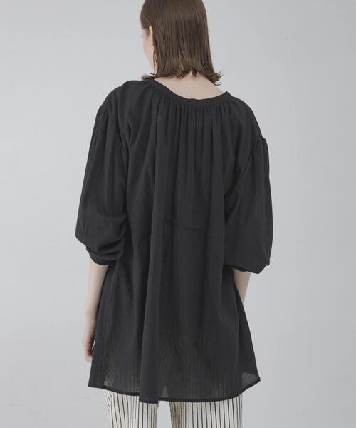 URBAN RESEARCH Sonny Label(アーバンリサーチサニーレーベル)の「フロントリボン楊柳ブラウス(シャツ/ブラウス・レディース・アイボリー/ブラック・FREE)」の16枚目の写真