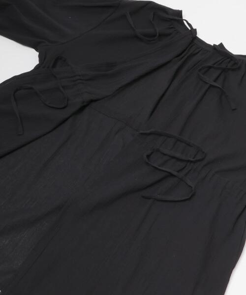 URBAN RESEARCH Sonny Label(アーバンリサーチサニーレーベル)の「フロントリボン楊柳ブラウス(シャツ/ブラウス・レディース・アイボリー/ブラック・FREE)」の7枚目の写真
