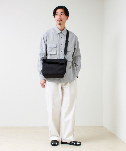 SML（エスエムエル）の「【SML/エスエムエル】2WAY SHOULDER BAG（ショルダーバッグ・メンズ・ブラック/オリーブ・FREE）」の7枚目の写真