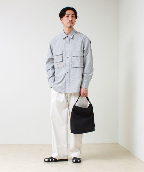 SML（エスエムエル）の「【SML/エスエムエル】2WAY SHOULDER BAG（ショルダーバッグ・メンズ・ブラック/オリーブ・FREE）」の9枚目の写真