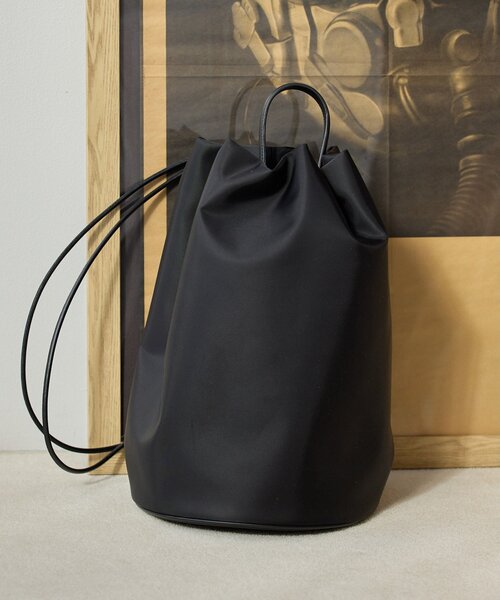 Whim Gazette（ウィムガゼット）の「【Hoaw.】ナイロンボンサック（ショルダーバッグ・レディース・ブラック/ホワイト系その他・FREE）」の2枚目の写真