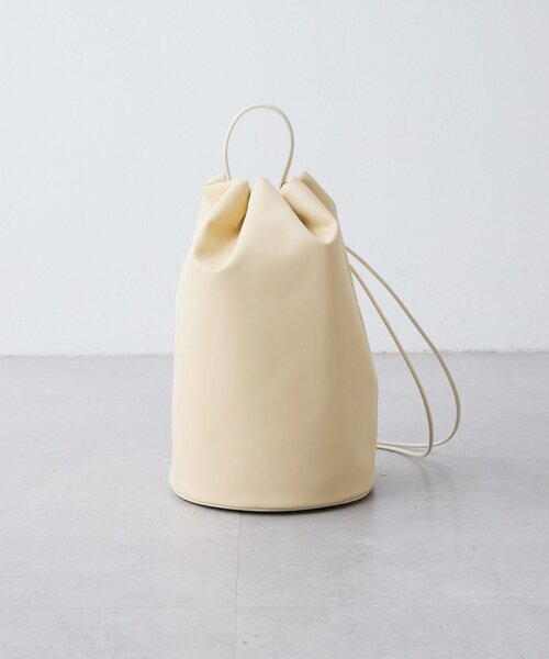 Whim Gazette（ウィムガゼット）の「【Hoaw.】ナイロンボンサック（ショルダーバッグ・レディース・ブラック/ホワイト系その他・FREE）」の6枚目の写真