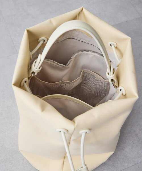 Whim Gazette（ウィムガゼット）の「【Hoaw.】ナイロンボンサック（ショルダーバッグ・レディース・ブラック/ホワイト系その他・FREE）」の13枚目の写真