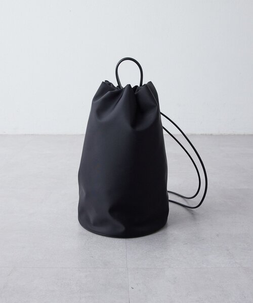 Whim Gazette（ウィムガゼット）の「【Hoaw.】ナイロンボンサック（ショルダーバッグ・レディース・ブラック/ホワイト系その他・FREE）」の14枚目の写真