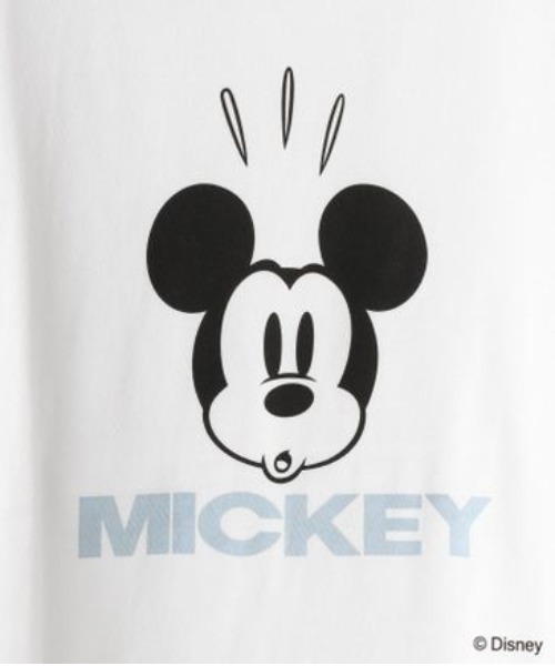 A part by(アパートバイ)の「アソートMickey_TEE(Tシャツ/カットソー・レディース・ネイビー/オフホワイト・FREE)」の6枚目の写真