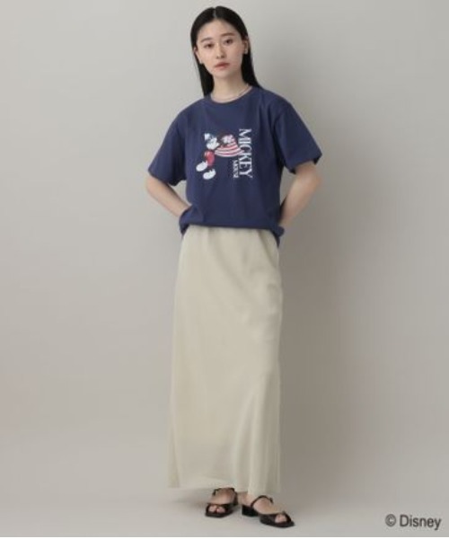 A part by(アパートバイ)の「アソートMickey_TEE(Tシャツ/カットソー・レディース・ネイビー/オフホワイト・FREE)」の10枚目の写真