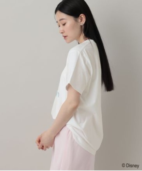 A part by(アパートバイ)の「アソートMickey_TEE(Tシャツ/カットソー・レディース・ネイビー/オフホワイト・FREE)」の4枚目の写真