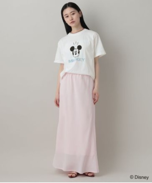 A part by(アパートバイ)の「アソートMickey_TEE(Tシャツ/カットソー・レディース・ネイビー/オフホワイト・FREE)」の5枚目の写真