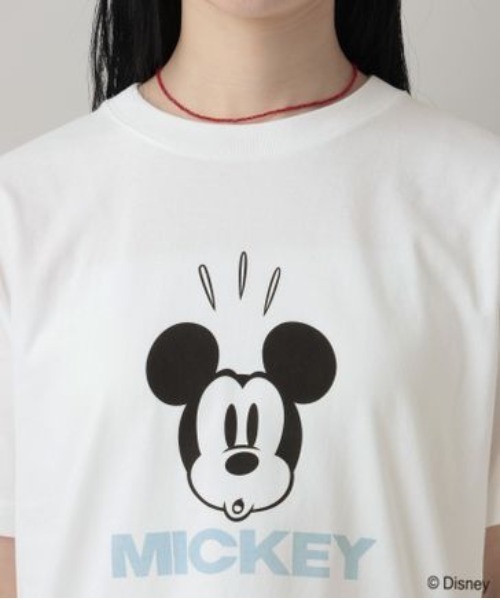 A part by(アパートバイ)の「アソートMickey_TEE(Tシャツ/カットソー・レディース・ネイビー/オフホワイト・FREE)」の15枚目の写真