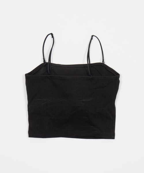 WEGO（ウィゴー）の「WEGO/【26年春夏新作】なちゅ盛れ2WAYカップインショートキャミ（タンクトップ・レディース・ホワイト/ブラック・SMALL/MEDIUM）」の3枚目の写真