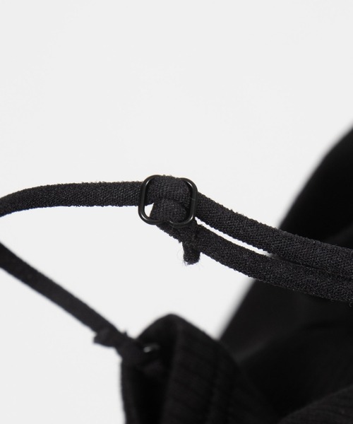 WEGO（ウィゴー）の「WEGO/【26年春夏新作】なちゅ盛れ2WAYカップインショートキャミ（タンクトップ・レディース・ホワイト/ブラック・SMALL/MEDIUM）」の6枚目の写真